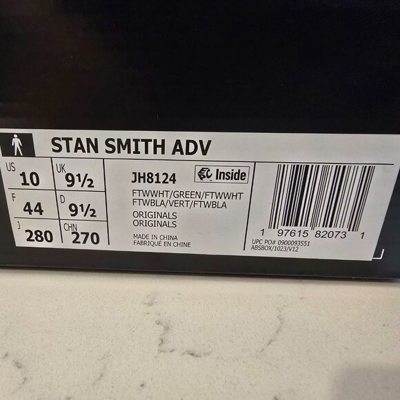 Adidas Stan Smith ADV Men’s Size 10 Skateboarding Shoes Suede JH8124 NEW RARE - Picture 10 of 16